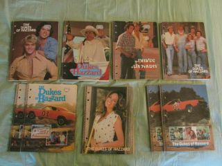 Dukes Of Hazzard Spiral Notebooks Orig Price Tag Line 3 Ring