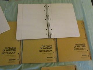 Dukes of Hazzard Spiral Notebooks Orig Price Tag Line 3 Ring 9