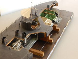 USS Monitor Ship Model Cutaway Detailed Interior Union Ironclad Civil War 25 