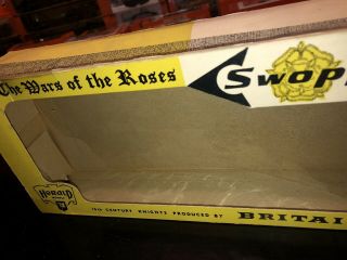VINTAGE BRITAINS SWOPPET KNIGHT BOX,  WARS OF THE ROSES,  Toy Soldiers UK 3 Extra 7