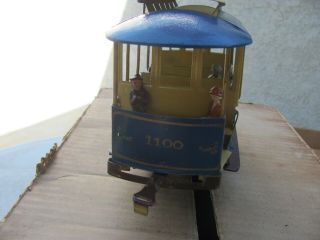 Lionel 1100 Rapid transit Summer trolley Standard and figures 1910? 3