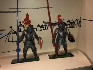 VINTAGE BRITAINS SWOPPET KNIGHT BOX,  WARS OF THE ROSES,  Toy Soldiers UK 6