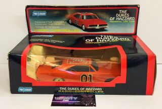 1980’s The Dukes Of Hazzard Radio Controlled R/c General Lee Car 1/24 Pro - Cision