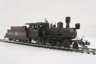 Narrow Gauge 2 - 6 - 0 On3 Steam Locomotive Brass Pfm Painted