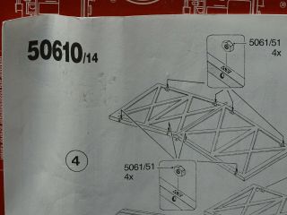 Playmobil / LGB Train BRIDGE 50610 / complete instructions G scale 2