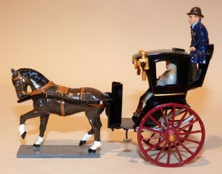 Trophy of Wales,  London Hansom Cab,  with Driver,  Sherlock Holmes and Dr.  Watson 3