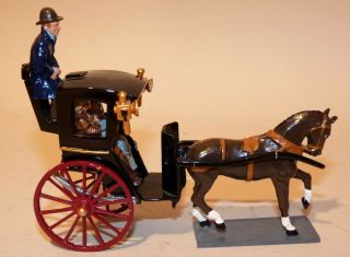 Trophy of Wales,  London Hansom Cab,  with Driver,  Sherlock Holmes and Dr.  Watson 4