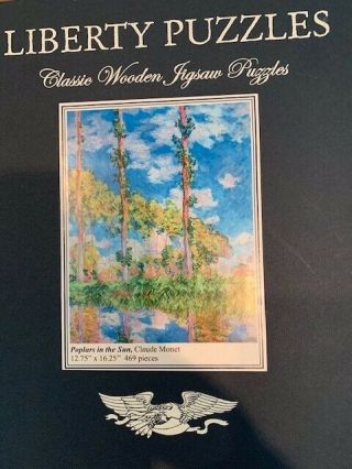 Liberty Wooden Jigsaw Puzzle,  " Poplars In The Sky "