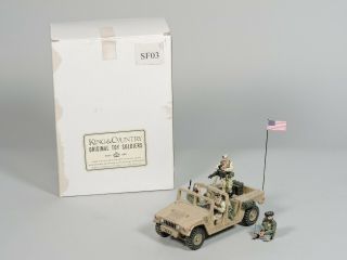 King & Country Special Forces Sf03 Humvee Patrol Vehicle - 1:30 - Retired