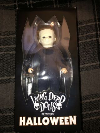 Living Dead Dolls Halloween Michael Myers With Knife 10 - Inch Collectible Doll