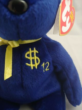 Ty Beanie Babies Billionaire 12 Employee Exclusive Limited To 357 Mwmt