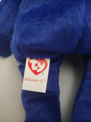 Ty Beanie Babies Billionaire 12 Employee Exclusive Limited to 357 MWMT 5