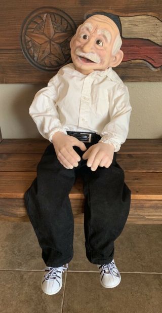 Axtell Old Man Professional Ventriloquist Puppet