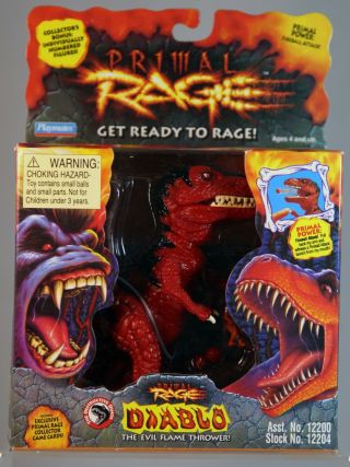 5 " Tall Diablo Action Figure • Primal Rage • Playmates • 1994 •