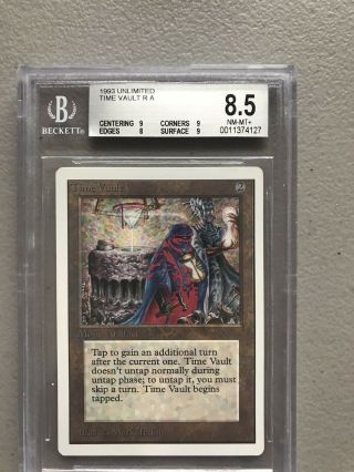 Bgs 8.  5 Mtg Magic The Gathering Unlimited Time Vault