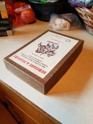 TSR D&D Vintage 1974 1st Edition Woodgrain Box Complete. 2