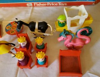 Vintage Complete Fisher Price Little People Castle 993 Box 4