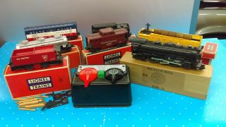 Lionel 1955 Outfit Train Set 2237ws With Boxes & Master Carton 665 Loco