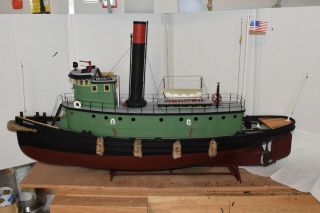 Dumas Tugboat " Brooklyn " Built - Up 2 - Channel Radio Control Boat