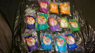 1996 Beanie Babies Mcdonalds Set Of 12 Numbered