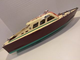 Hand Built 28 " Steam Powered Cruiser Boat Wooden