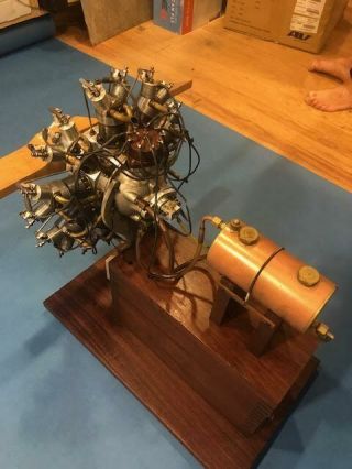 Hodgson 9 cylinder radial engine 5