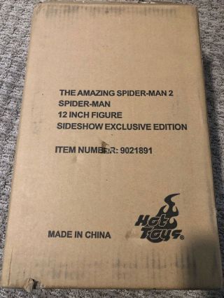 Hot Toys 2014 The Spider - Man 2 Mms 244 Sideshow Exclusive