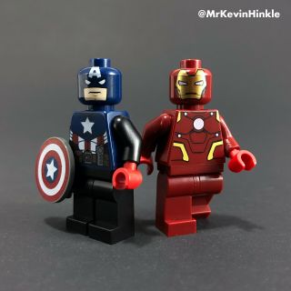 Lego | Iron Man & Captain America (york Toy Fair - 2012) Minifigures -