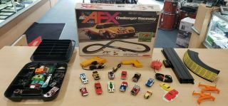 Afx Challenger Raceway Ho Scale Slot Car Race Set W/