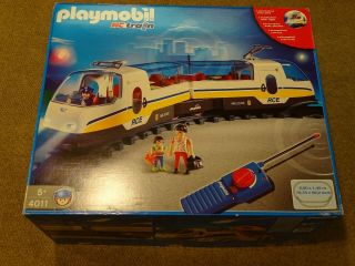 Playmobil Train Set 4011 Passenger Set With Lights Complete G Scale