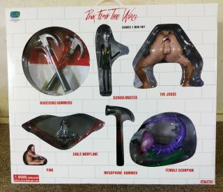 Pink Floyd The Wall Series 1 Action Figures Box Set Factory From 2003