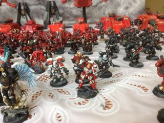 Large Blood Angel Army Painted 3
