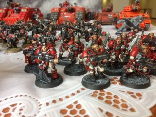 Large Blood Angel Army Painted 6