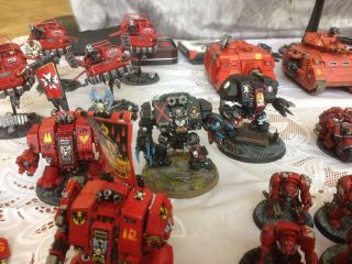 Large Blood Angel Army Painted 9