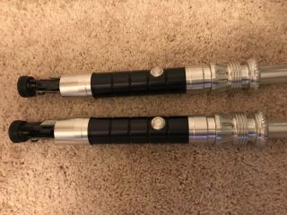 Ultrasabers Double Manticore W/4 Channel Rgbw Emerald Driver,  V4 Obsidian Sound