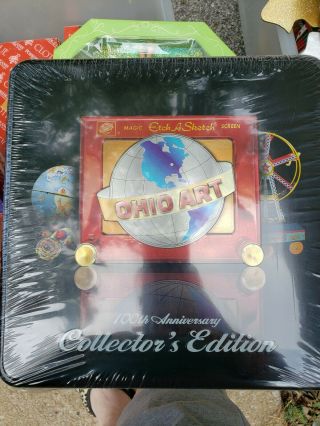 Etch A Sketch 100th Anniversary Collector Tin Never Opened