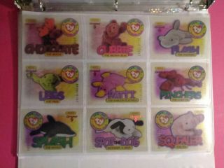 9 Ty Beanie Babies S1 Series 1 Cards Complete Set Of 9 X 2 Plus More