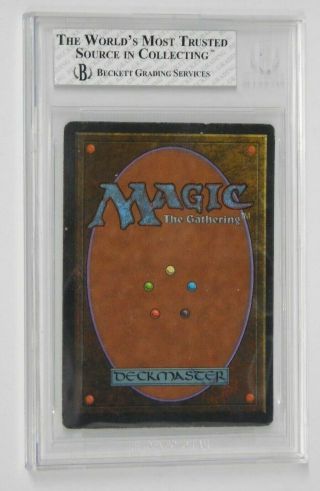 MOX RUBY - BGS 6.  5 - 1993 Unlimited Magic The Gathering MtG Card 2