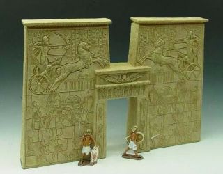 King & Country Ae13 Egyptian Temple Facade & Packaging Retired
