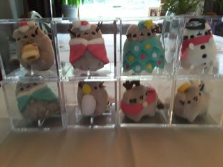 Pusheen Plush Blind Box Series 5.  Complete Set Includes All 8.  Christmas Tree
