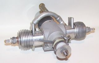 1973 Hurleman Twin.  976 Spark Ignition Model Airplane Engine