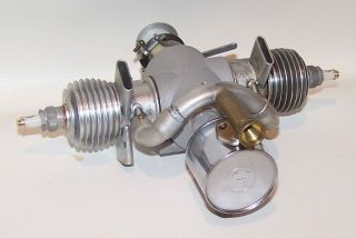 1973 Hurleman Twin.  976 Spark Ignition Model Airplane Engine 3
