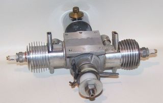 1973 Hurleman Twin.  976 Spark Ignition Model Airplane Engine 5