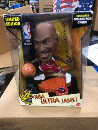 1999 Mattel Nba Ultra Jams Figure Michael Jordan Chicago Bulls Factorysealed