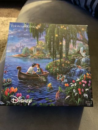Thomas Kinkade Disney The Little Mermaid 750 Pc Puzzle Kiss The Girl Ariel