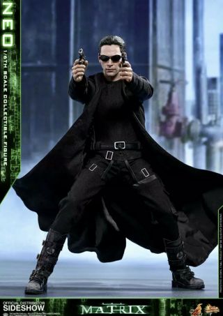 Hot Toys The Matrix NEO Keanu Reeves 1/6 Scale Figure MMS466 W/Shipper 4