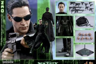 Hot Toys The Matrix NEO Keanu Reeves 1/6 Scale Figure MMS466 W/Shipper 6