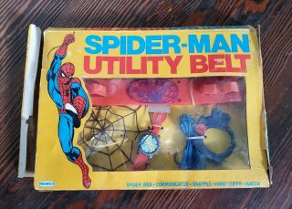 Vintage Spiderman Remco Utility Belt 1978 - Rare