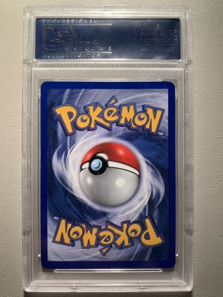 Pokemon Card - PSA 9 1st Edition Base Set Alakazam Holo 1999 1/102 Shadowless 2