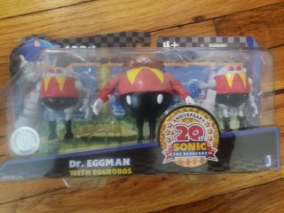 Jazwares Sonic The Hedgehog 20th Anniversary 1994 Classic Dr.  Eggman & Egg Robos